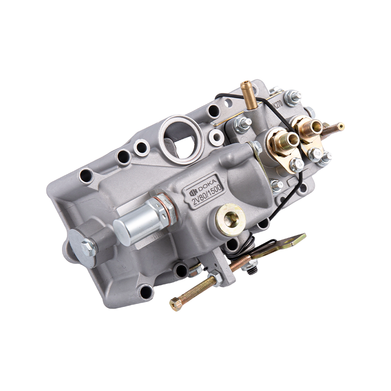 2V80F  V-type twin-cylinder diesel engine fuel injection pump (including speed governing mechanism), flat-bottom tappet body, M12x1.5 oil outlet joint, suitable for the 2V80F V-type water-cooled engine produced in China