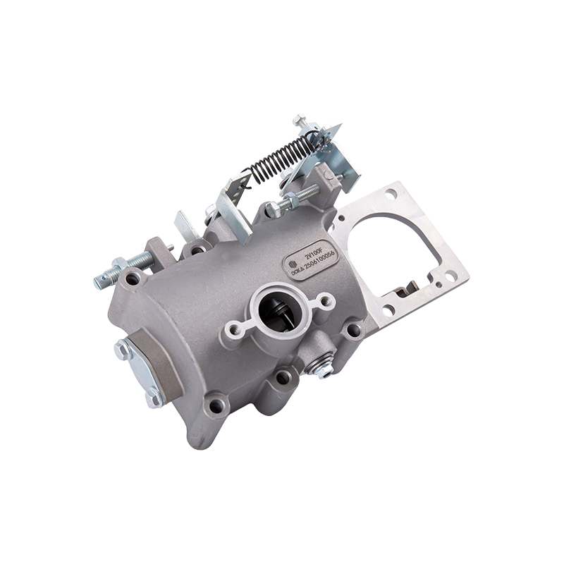 2V100F Type twin-cylinder diesel engine fuel injection pump (including speed governing mechanism), dual-plunger structure, suitable for engines with a cylinder diameter × stroke of 100×85mm, applicable to the 2V100F twin-cylinder air-cooled engine produced in China