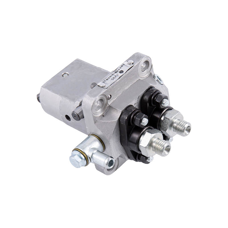 Fuel injection pump for 2V95F V-type twin-cylinder diesel engine, including speed governing mechanism, roller tappet body, M12x1.5 oil outlet joint, suitable for 2V92F/2V95F V-type twin-cylinder air-cooled engines made in China