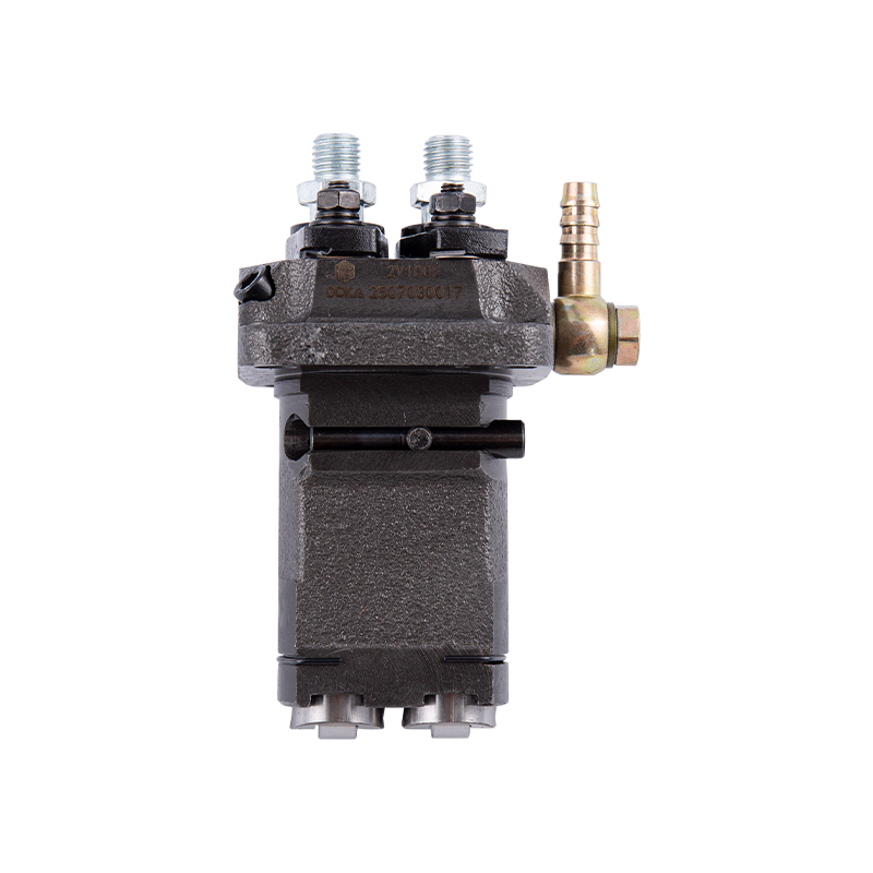 2V100F Type twin-cylinder diesel engine fuel injection pump (including speed governing mechanism), dual-plunger structure, suitable for engines with a cylinder diameter × stroke of 100×85mm, applicable to the 2V100F twin-cylinder air-cooled engine produced in China