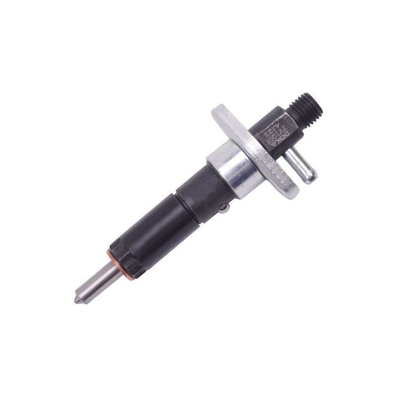 2V100F Type twin-cylinder diesel engine injector, top-mounted fuel inlet, M12x1.5 thread, five-hole nozzle, precision aperture design, suitable for the 2V100F twin-cylinder air-cooled engine produced in China